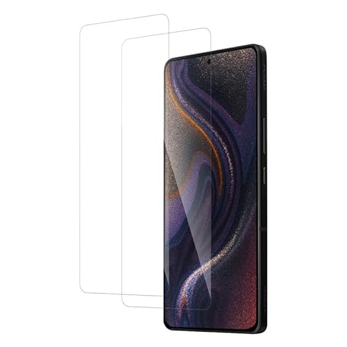 Camokia HD-Klar Schutzfolie für Panzerglas Asus ROG Phone 9 Pro Displayschutz,2 Stück Bruchsichere Panzerfolie für Asus ROG Phone 9 Pro Schutzglas, Leicht anzubringen 9H-Härte Schutz Glas