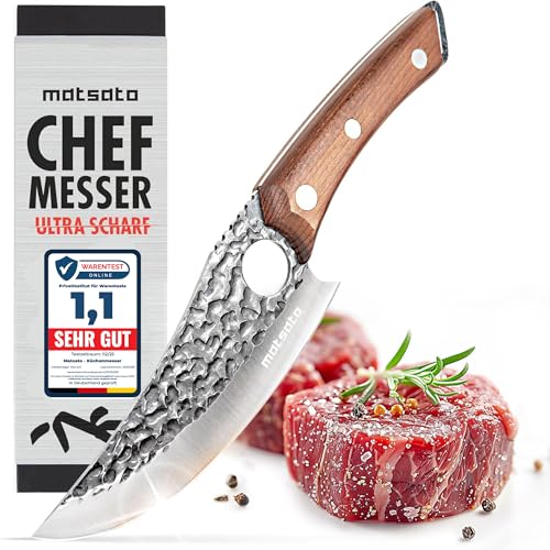 Matsato Küchenmesser Scharf, Klingenlänge 15 cm Profi, Original Kochmesser für Küche, Profi Messer aus Japanischem Stahl, Knife Perfekt zum Schneiden und Zerkleinern