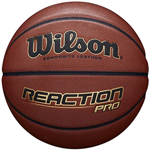Wilson Reaction Pro 295 Ball WTB10137XB, Womens,Mens basketballs, Brown, 7 EU