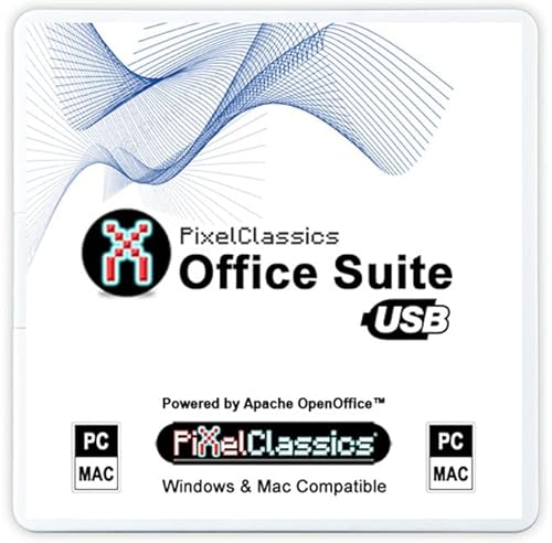 Office Suite 2026 Kompatibel mit Microsoft Office 2024 2021 365 2019 2016 2013 Angetrieben von Apache OpenOffice auf USB mit lebenslanger Lizenz für Windows 11 10 8 7 Vista XP 32 64-Bit PC und Mac OS