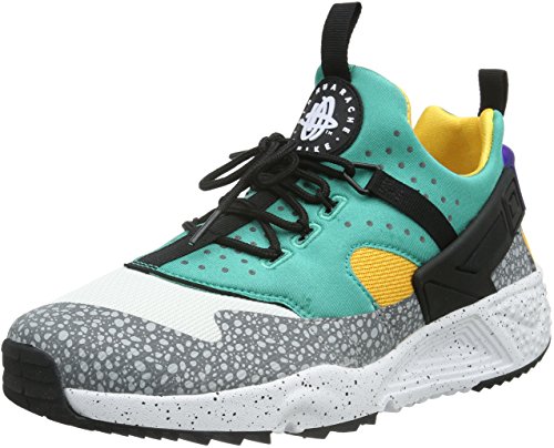 Nike Herren Air Huarache Utility Premium Sneakers, Weiß (White/Blue/Green)