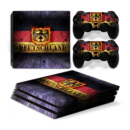 PS4 Pro PlayStation4 Pro Designfolie Sticker Skin Set für Konsole + 2 Controller by Funky Planet