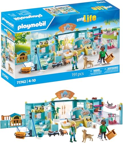 PLAYMOBIL | Tierhotel | Tier Spielzeug Kind | Tierfiguren Set | Spielzeug für Kinder ab 4 Jahren | 71742