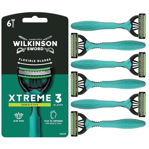 Wilkinson Sword Xtreme 3 Sensitive Einwegrasierer 6er-Pack für Männer