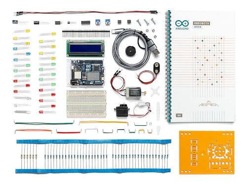 Arduino Starter Kit R4 [K000007_R4] - Lernen Sie Elektronik und Codierung mit dem UNO R4 WiFi Board, 13 geführte Projekte in einem gedruckten Buch + Growing Resources Online, Offizieller