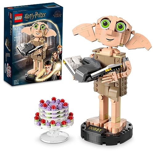 Lego Harry Potter Dobby The House-Elf Building Toy Set, Build and Display Model of a Beloved Character from The Harry Potter Franchise, for 8 Year Old Boys' and Girls' Birthday, 76421