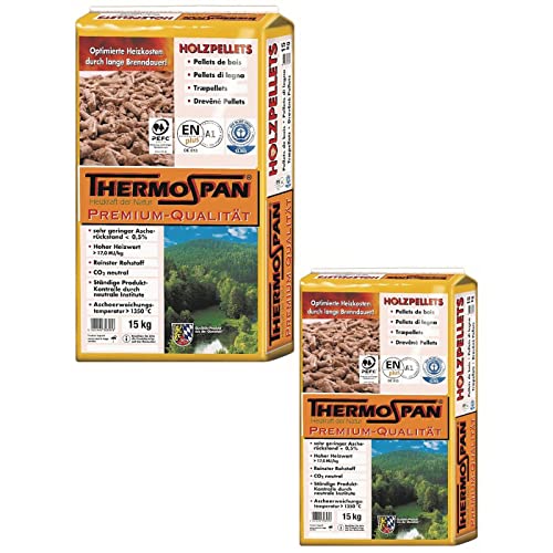 THERMOSPAN Premium Holzpellets 2x 15 Kg