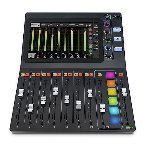 Mackie DLZ Creator adaptives Digitalmischpult für Podcasting, Streaming und YouTube, mit User-Modi, Mix Agent Technologie, AutoMix und Onyx80-Mikrofonvorverstärkern
