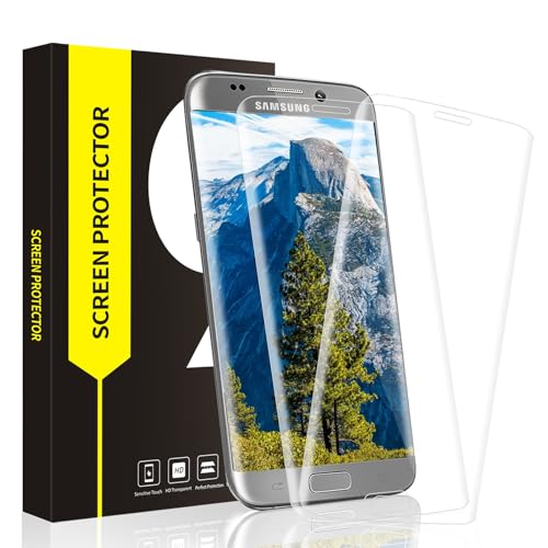 Carantee Schutzfolie für Panzerglas für Samsung Galaxy S7 Edge, 2 Stück 3D Hohe Auflösung Bläschenfrei Panzer Schutz Glas für Samsung Galaxy S7 Edge, Anti-Staub Anti-Öl Displayschutzfolie