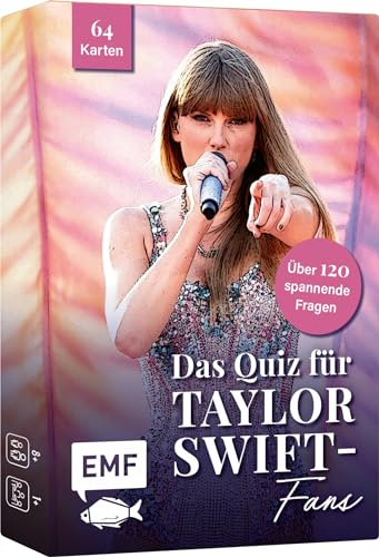 Edition Michael Fischer Kartenspiel: Das inoffizielle Quiz für Taylor Swift-Fans. Mit über 120 spannenden Quizfragen zu Leben, Karriere und Musik – für alle Swifties