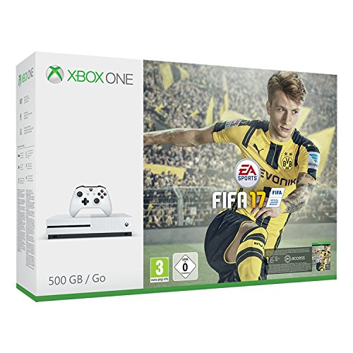 Xbox One S 500GB Konsole - FIFA 17 Bundle