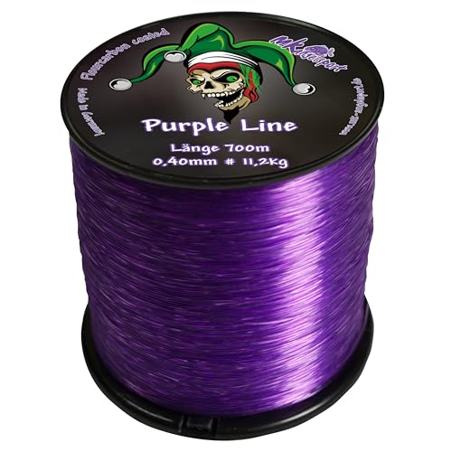 MK-Angelsport Angelschnur, Karpfenschnur, Joker Purple Line Monofile 0,40mm 700m