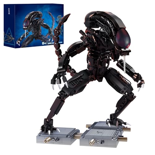 Xenomorph Klemmbausteine kompatibel mit Lego Technik für Erwachsene,Action Figur Spielzeug,kreatives Set zum Bauen, Mädchen and Jungen 616 pcs