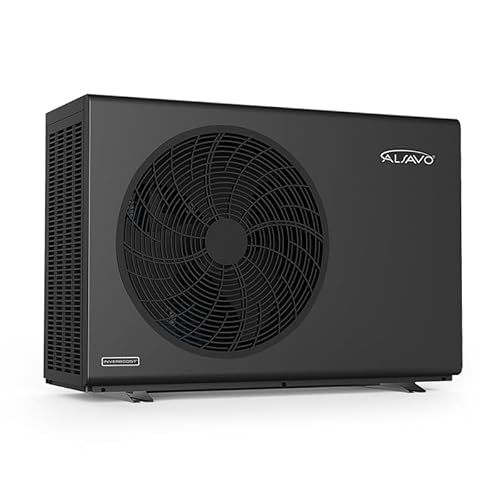 ALSAVO Monoblock Luft Wärmepumpe HEAT R32 10 kW, Einphasig mit Einzelventilator, A+++ Energieeffizienz, BaFa Förderfähig
