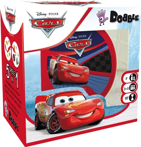 Asmodee ASM0004 - Dobble Cars, Kartenspiel, Mehrfarbig