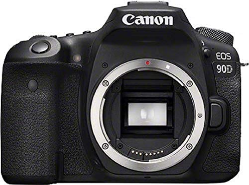 Canon EOS 90D Spiegelreflexkamera Gehäuse Body (32,5 Megapixel, 7,7 cm (3 Zoll), Bluetooth, Vari-Angle Touch Display, APS-C Sensor, 4k, Full-HD, DIGIC 8, WLAN), schwarz