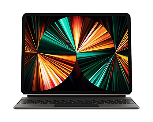 Apple Magic Keyboard (für iPad Pro 12,9-zoll 3-6 Gen, iPad Air 13-zoll M2, M3) (QWERTY Englisch) Schwarz (Generalüberholt)