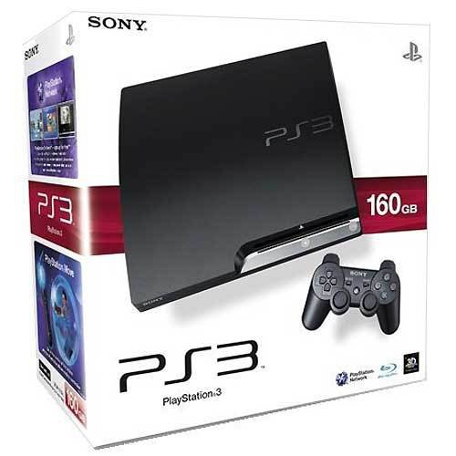 PlayStation 3 - Konsole Slim 160 GB mit Sports Champions Move Pack