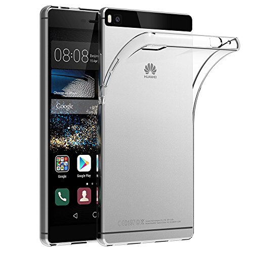 AICEK Huawei P8 Hülle Case, Ultra-Clear P8 Case Silikon Soft TPU Crystal Clear Premium Durchsichtig Handyhülle Schutzhülle Case Backcover Bumper Slimcase für P8
