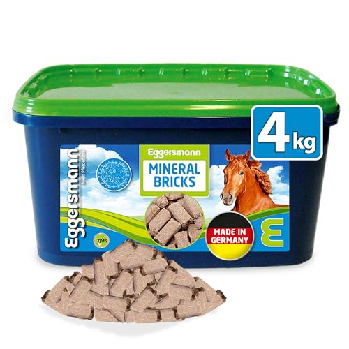 Eggersmann Mein Pferdefutter Mineral Bricks 4 kg - Mineralfutter für Pferde - Zur Unterstützung des Stoffwechsels & Immunsystems - Pferdefutter mit Mineralstoffen & Vitaminen