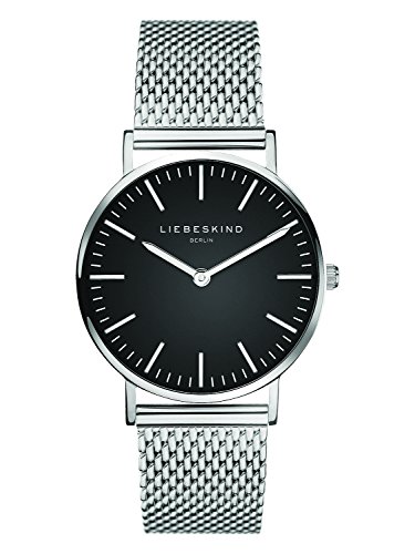 LIEBESKIND Damen Analog Quarz Armbanduhr mit Edelstahlarmband LT-0096-MQ