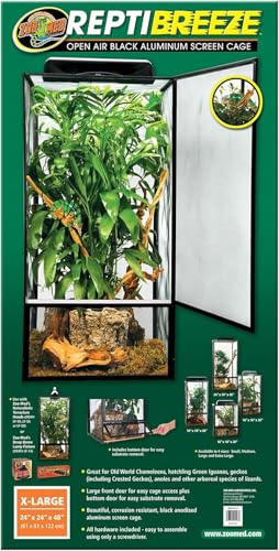 Zoo Med NT-10 ReptiBreeze Aluminium Terrarium 40 x 40 x 50 cm