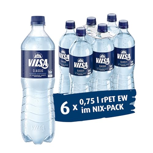 VILSA Mineralwasser Classic, 6 x 0,75 l PET