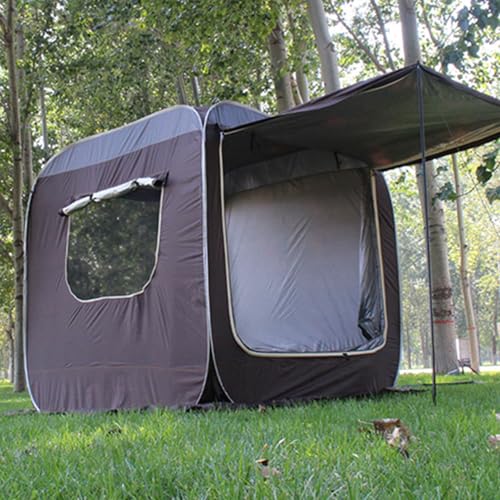 GHCCDAM 4 Jahreszeiten Heckzelt: Auto Vorzelt Mit Aufblasbarer Heckklappe, 200x200x200cm, Für SUV/Kombi, 2-4 Personen, Doppeltür, Outdoor-Camping Und Festival