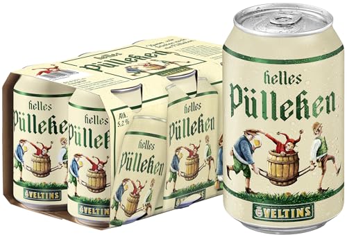 VELTINS Helles Pülleken, EINWEG (6 x 0,33 l Dose)