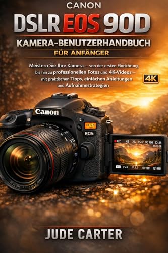 CANON DSLR EOS 90D KAMERA-BENUTZERHANDBUCH FÜR ANFÄNGER