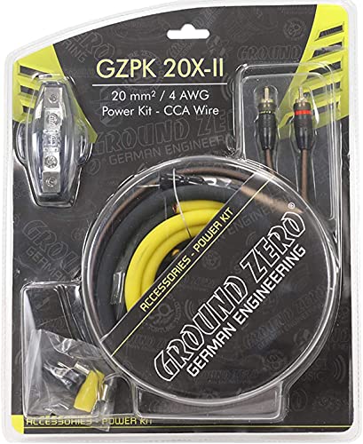 GROUND ZERO GZPK20X 20mm Kabelset - Kabelkit CarHifi Anschlusset