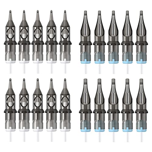Tatooine Tattoo Cartridge Nadeln - 20PCS Mixed Needles 3RL 5RL 5M1 7M1 Round Liner Shader Magnum für Tattoo Supplies Cartridge Machine Pens