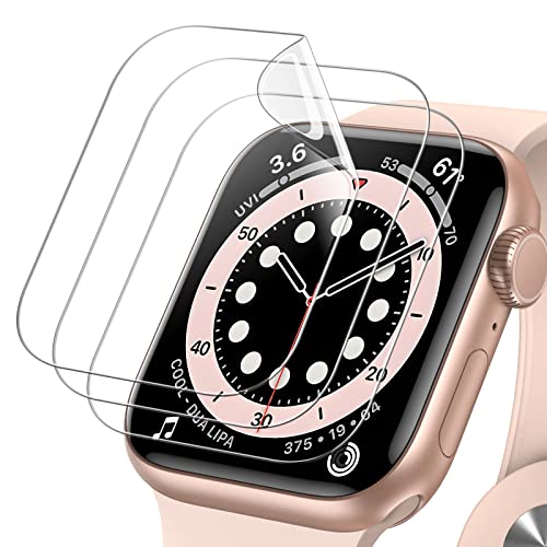 JETech Schutzfolie für Apple Watch SE 3/2/1 (2025/2022/2020) / Series 6 5 4 40mm, Hoch Definition TPU Displayschutz, Ultradünn, 3 Stück
