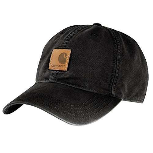 Carhartt Herren Canvas Cap Baseballkappe, Schwarz, Einheitsgröße