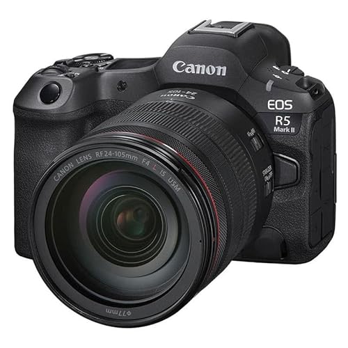 CANON EOS R5 Mark II + RF 24-105mm f/4L IS USM - Digitale Spiegelreflexkamera mit 45 Megapixel Vollbild CMOS Sensor und 8K Videoaufnahme