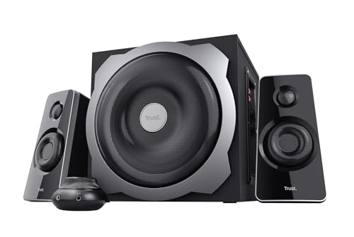 Trust Tytan 2.1 Speaker Set - PC luidspreker met subwoofer, 120 Watt, zwart