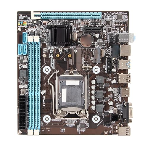 Sxhlseller H81 LGA 1150 Gaming Motherboard für Core I3 I5 I7, für Xeon E3 V3 Serie, für Celeron G Serie und für Prozessoren der Pentium G Serie (für Core I7 4790K I5 4690K I3 4160T, für