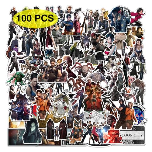 GTOTd Adventure Game Stickers Aufkleber (100 Stück) Spiel Geschenke Merch für Laptop Wasserflasche Telefon Zubehör Auto Stoßstange Fenster Helm Dekor Teens