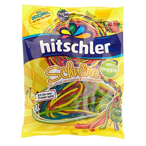 Hitschler Fruchtgummi-Schnüre 4 Farben, 125g