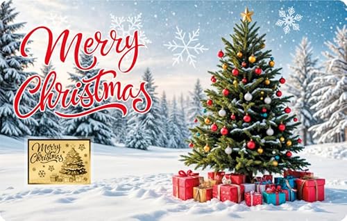 DEUTSCHER MÜNZEXPRESS Merry Christmas | Frohe Weihnachten | Sammlermünze | Mehrwertsteuerfrei | In Coincard | Mit Echtheitszertifikat