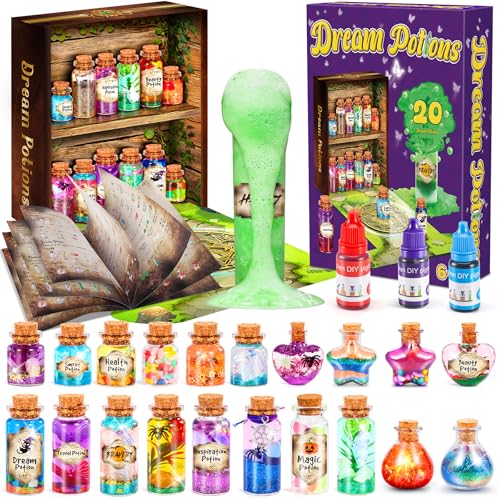 Subtail Creative Zaubertrank Set Kinder - Zauberkasten Kinder ab 6-11 Jahre - zauberkasten Mädchen Spielzeug - Bastelset KindER Spielzeug ab 6 Jahre Mädchen - Geschenk Mädche 6 7 8 9 10 11 Jahre