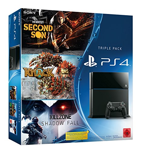 PlayStation 4 - Konsole inkl. Killzone: Shadow Fall, Knack und inFamous Second Son