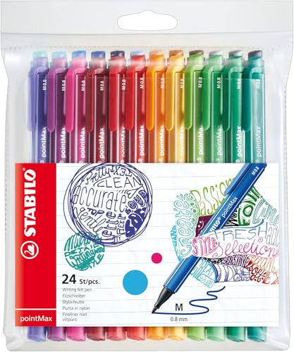 STABILO - Filzschreiber - pointMax - 24er Pack - 24