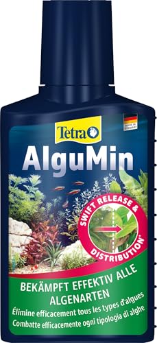 Tetra AlguMin - bekämpft schnell alle Arten von Algen im Aqarium und verhindert effektiv die Neubildung, 100 ml Flasche