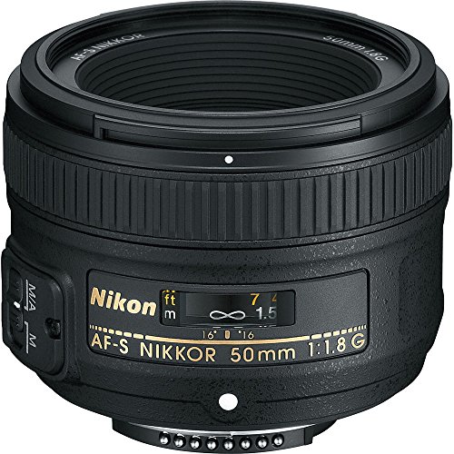 Nikon 2199 AF-S NIKKOR 50 mm 1:1,8G Objektiv (58mm Filtergewinde)