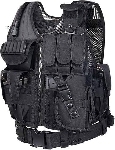 Hunting Explorer 600D Polyester militärische Ausrüstung Airsoft taktische Weste für militärische Kampftraining, CS, Paintballschießen und andere Airsoft-Kampfwesten.