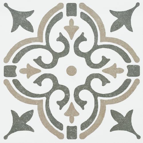 d-c-fix Fliesenaufkleber Wand – 6er Set in Jamila olive (15 cm x 15 cm) – Klebefliesen für Küche, Bad & Küchenrückwand – selbstklebend & wasserdicht