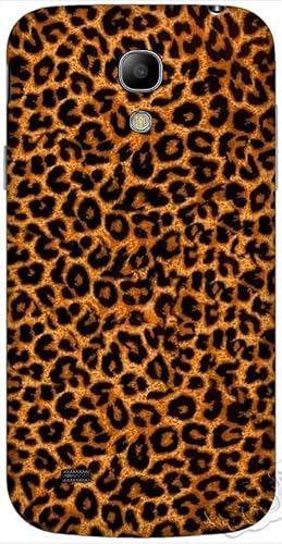 Schutzhülle aus Hartplastik, kompatibel mit Samsung S4 Mini, Design (Leoparden)