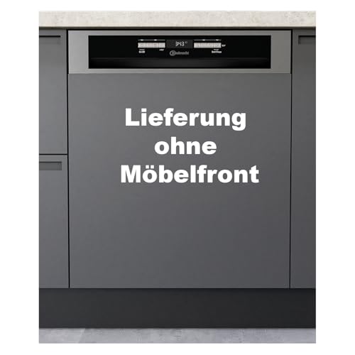 Bauknecht B6B D841A X teilintegrierbarer Geschirrspüler / 60 cm/C / 14 Maßgedecke/PowerClean - Hochdruckdüsen/ActiveDry - automatisches Türöffnungssystem/Besteckschublade