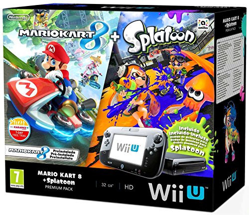 WII U MARIOKART 8 +SPLATOON PR PACK